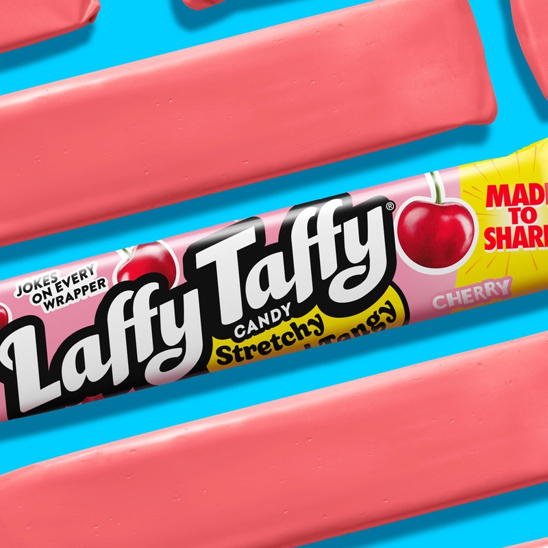 Laffy Taffy Stretchy & Tangy Variety Candy Box, Grape, Watermelon,