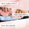 Toalla de algodón para el cabello para mujeres/niños, de secado
