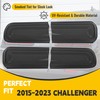 TENGBASE Smoked Tail Light Covers for Dodge Challenger 2015-2023, Black