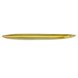 Savage Gear line thru Sandeel, sea trout bait, sea trout tackle, Motor Oil UV, 15cm - 27g