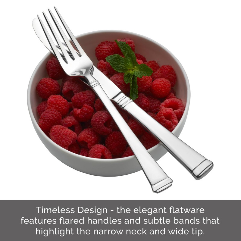 Mikasa, Harmony Flatware Service for 4, 20 Piece Set, 18/10