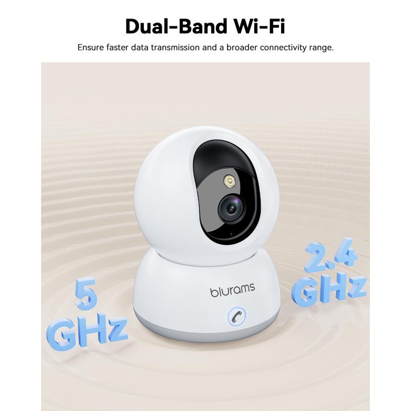 blurams Security Camera 4K, Indoor Pet Camera, Dog Cameras with