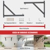 Wall Mounted Pull Up Bar, Heavy Duty Chin Up Bar