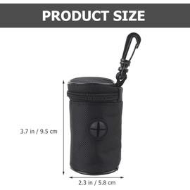 Dispensador de Bolsas Correa de Tela Oxford para Excrementos de, Porta Bolsas Práctico y Almacenamiento de Llaves y Audífonos para Paseo