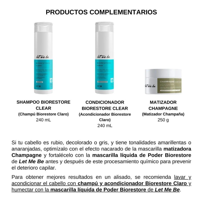 Post-alisado Reestructurante Let Me Be Biorestore Power Mask
