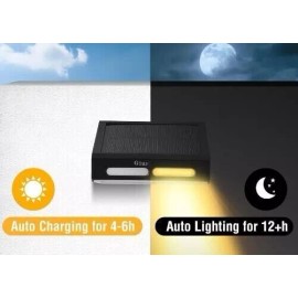 Unbranded Solar light Outdoor Wall Lights for Fence IP65 Waterproof RGB Modes 6 Pack