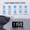 HOMVILLA Alarm Clock, Mains Powered Alarm Clock with Adapter -