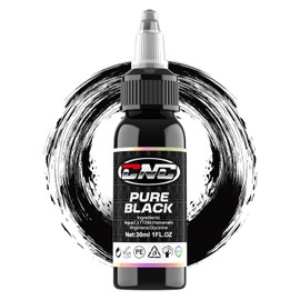 CNC Tattoo Colour True Black 1 oz (30 ml) - Tattoo Ink Set Black, Tattoo Ink Accessories TI6003-30-001
