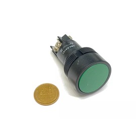 Momentary Green Push Button Switch NO 22mm CNC round LA38-11 XB2-EA142  Momentary A11