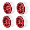 4pcs 1.9" 10 Hole Fashion Alloy Beadlock Wheel Hubs for
