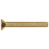 The Hillman Group 2090 Brass Flat Head Slotted Machine Screw