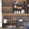 Ipotive Cabinet Shelf,Expandable Adjustable Stackable Kitchen Organizer,for cabinets, Kitchens, countertops,