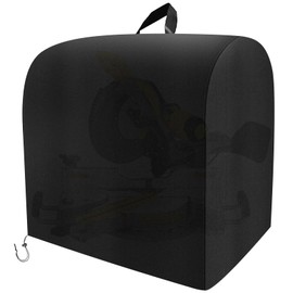DSWCKNVK Miter Saw Cover, Waterproof, Dust Cover, Rust Prevention, Anti-UV Oxford Cloth (28.3*24*28.3in, Black)