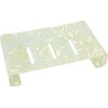 Royal Arden 58772 Acrylic Sweet Beige Rose Soap Dish, W