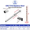 CKE 50 Pack Cable Railing Kit - Hand Swage Threaded
