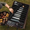 OuiChef Chef Knife Bag for 10 Knives & Utensils -