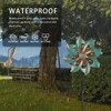 VEWOGARDEN Double Blade Wind Spinners Outdoor Small Garden Decorations, Rustproof