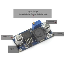 30 Packs Electronic Voltage Stabilizer Power Supply Module: Adjustable Buck Converter LM2596 DC-DC Step Down Variable Volt Regulator, Input 3.2V-40V, Output 1.25V-35V