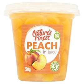 Nature's Finest Peach in Juice 220g