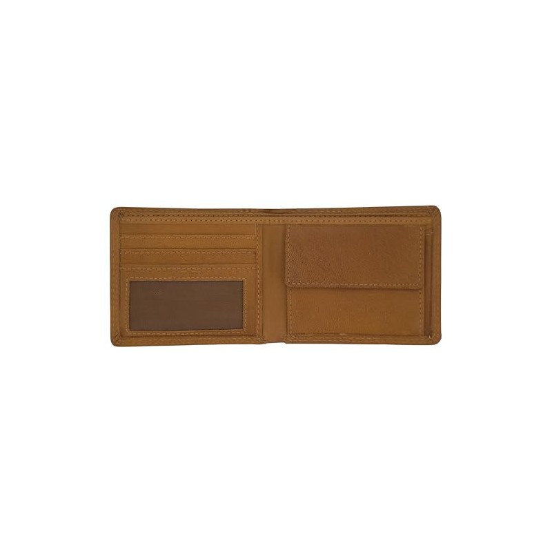 GERMANUS Max Leather Wallet, Light brown, Classic