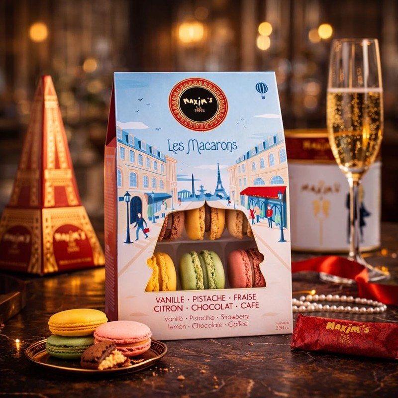 Maxim’s de Paris French Macaron Gift Box – Gourmet Macaron