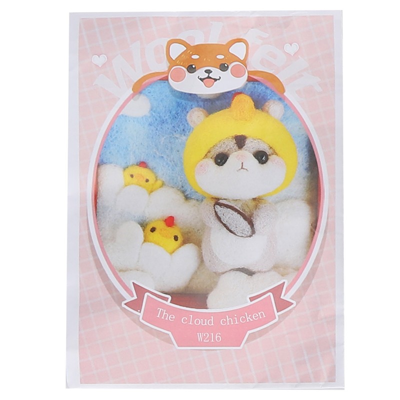 Needle Felting Kit Photo Frame Wool Felting Supplies Animal Plush