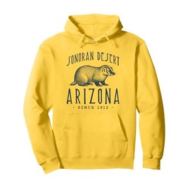 SONORAN DESERT BADGER ARIZONA WILDLIFE Pullover Hoodie