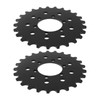 eMagTech 2 pieces 25T Bicycle Fixed Sprocket Fixed Gear Brake
