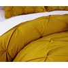 Chezmoi Collection Sydney Mustard Yellow Comforter Set Queen Size 7-Piece