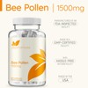 Clear Formulas Bee Pollen 1500mg 200 Veggie Caps (Vegetarian, Non-GMO