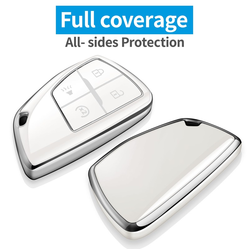 Tukellen for Chevy Key Fob Cover Soft TPU Full Protection
