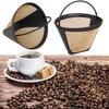 LWZko 2 Pieces Mesh Coffee Basket Filter, Coffee Filter Mesh,