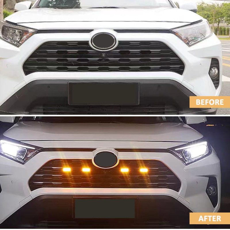 LED Grille Lights Compatible with Toyota RAV4 2019 2020 2021