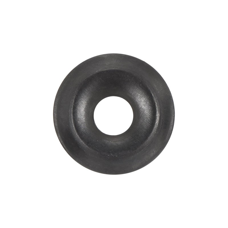 uxcell 50Pcs Cup Washer Countersunk, Iron Black Countersunk Finish Washers