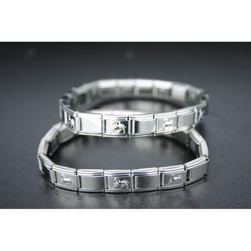 I.S. M Germanic Nine Horse Bracelet, L Size (20 cm)