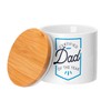 Ceramic Jar with Lid Bamboo - Certified Father of the