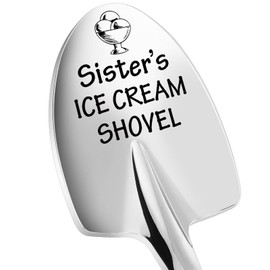 Funny Sister Gifts for Women Friend Sister Birthday Gifts for Sister from Sister Her Friendship Presents Sister Ice Cream Shovel Spoon for Little Sister