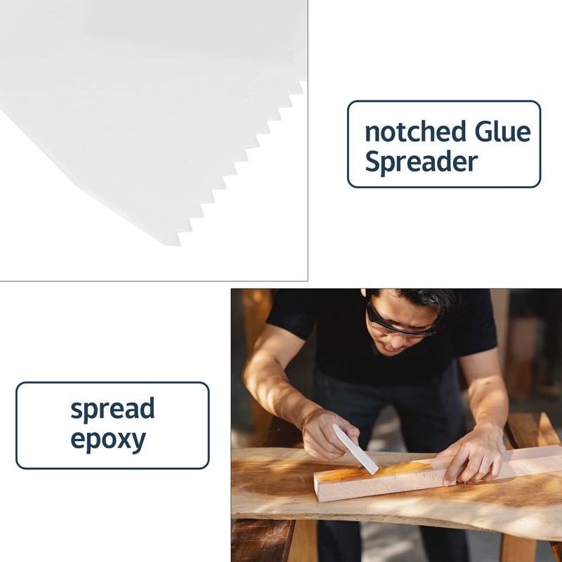 DLUGOPIS adhesive spreader notched Glue Spreader adhesive barrier spreader plastic