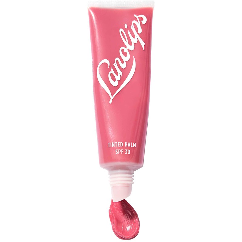 Lanolips Tinted SPF30 Balm - Rhubarb 12.5g Soft Lips Moisturizer