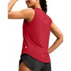 SANTINY Sleeveless Workout Tops for Women Breathable Lightweight Athletic Running