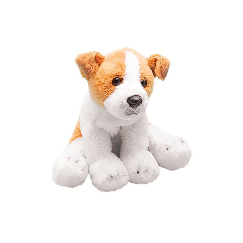 Yomiko 12005 Hund Sitzender Jack Russell, Hellbraun und Weiß, Small