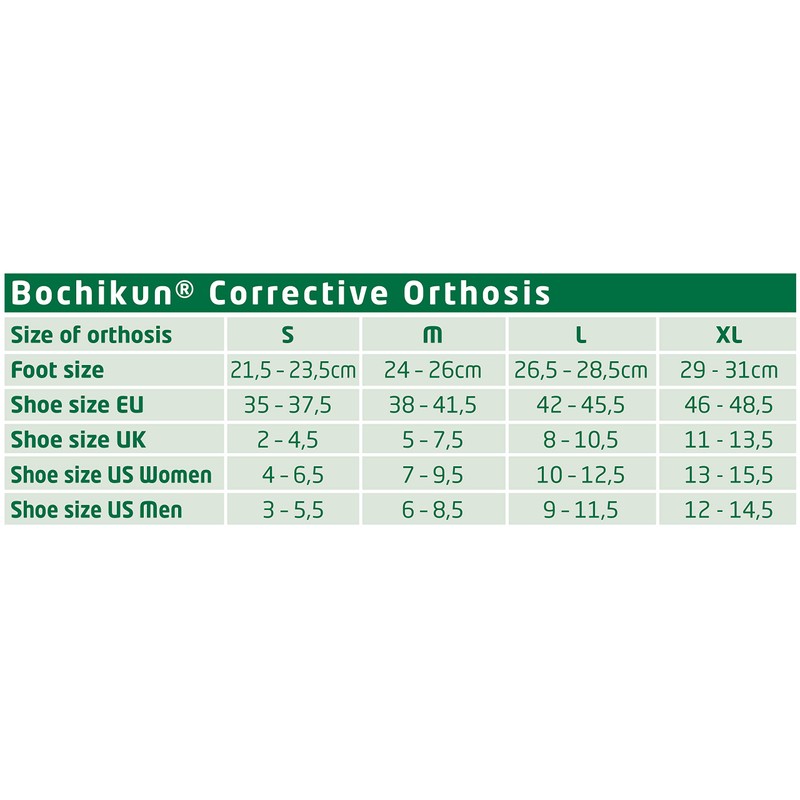 Bochikun® Hallux Valgus Correction Orthosis Brace Splint Size M Left.