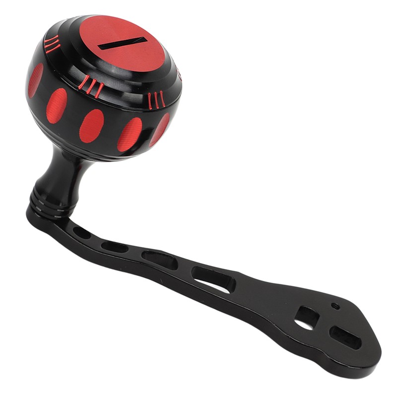 Fishing Reel Handle Aluminum Alloy Prevent Slip Ergonomic Replacement Baitcasting