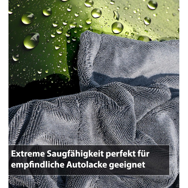 Kemes Microfibre Cloths Car XXL Ultra Absorbent with 1400 GSM