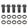 5pcs Motorcycle Banjo Bolts & Washers for Brake Caliper Master