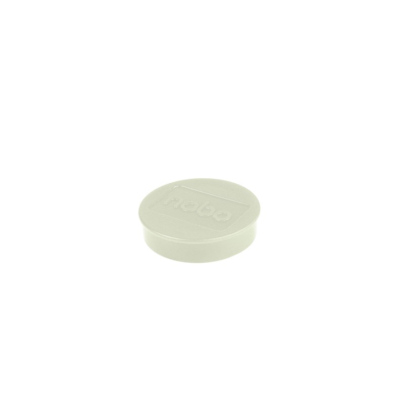 Nobo Magnetic Whiteboard Magnets Pack of 10 38mm White 1915315