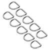 10 PCS 316 Stainless Steel D Ring Seamless Welded Hardware