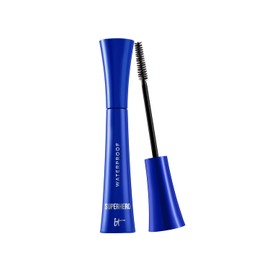 It Cosmetics Superhero Waterproof Mascara, Rimel Mascara de Pestañas A Prueba de Agua, Voluminizadora con Biotina, Péptidos y Pro-Vitamina B5, Negro, 9 ml