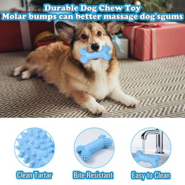 SENLINLIN Dog Chew Toys for Medium/Large Dogs, Indestructible Dog Chew Toy for Aggressive Chewers with Flashing Balls & Small Bells, Gift for Pet Chew Toys for Training/Teeth Cleaning/Boredom Relief