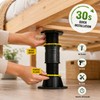 Putsea 4 Pcs Adjustable Bed Support Legs 8.5-13 Inch, 4400LBS